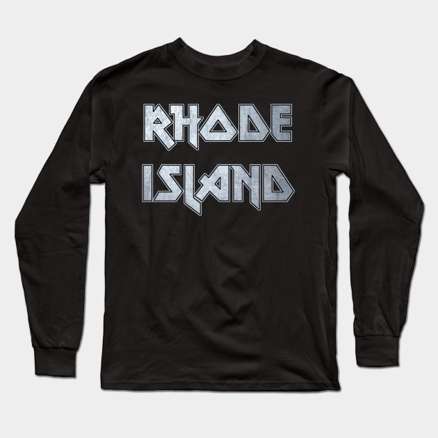 Rhode Island Long Sleeve T-Shirt by KubikoBakhar